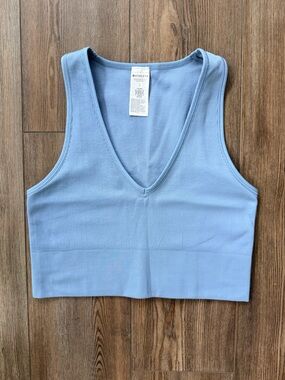 Athleta Aurora Seamless V-Neck Crop Tank